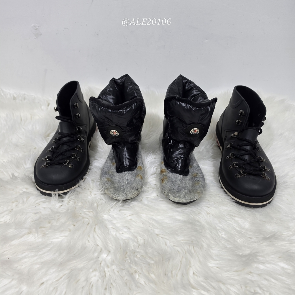 Moncler Women's Après Ski Snow Boots Black EU 38  Insulated Alpine Winter - Picture 7 of 16